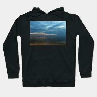 Lake in the evening. Hoodie